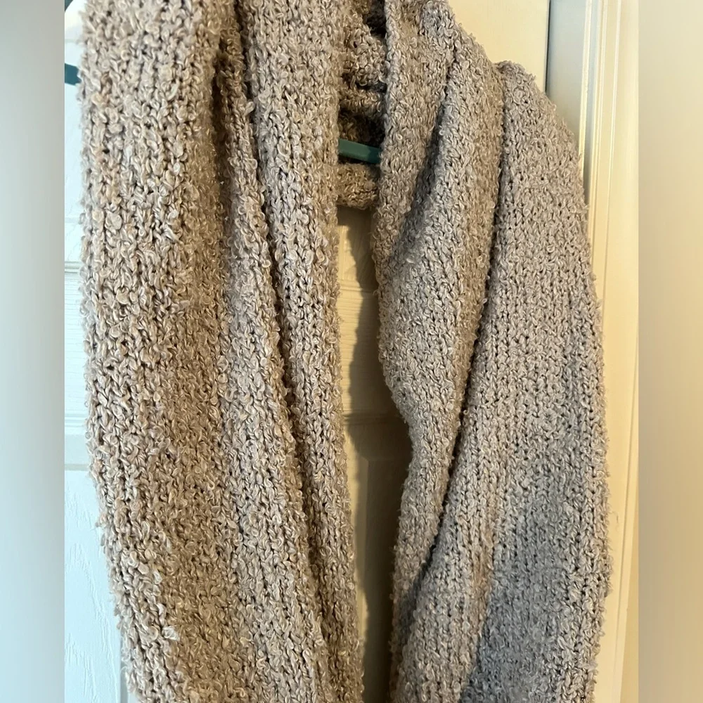 Cozy Taupe Loop Scarf - Women Accessories